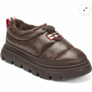 Hunter Madison Slip-On Mules, Brown, NWOT